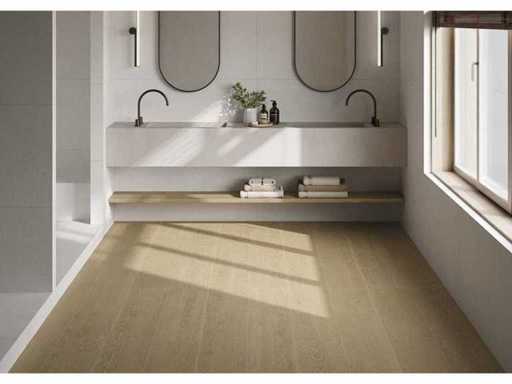 Keramisch parket 54m² Klaren Oak 20x120cm