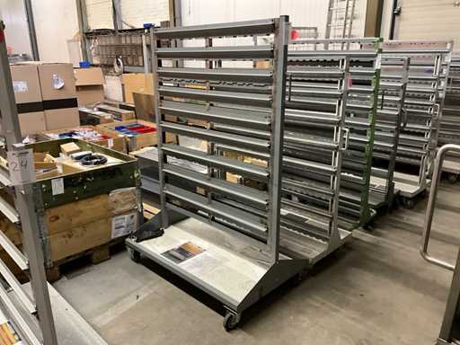 Chariot de transport pour bacs de rangement