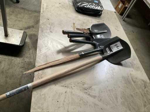 Spade schep Schade Tuin bewatering (6x)