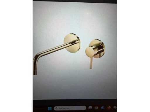 Paffoni - Light rose gold - built-in mixer tap - Basin mixer