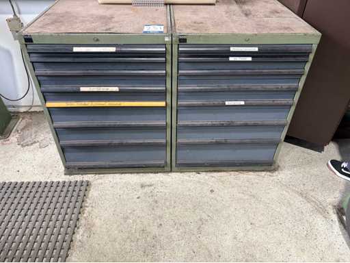 Bott  8 drawer workshop cabinets