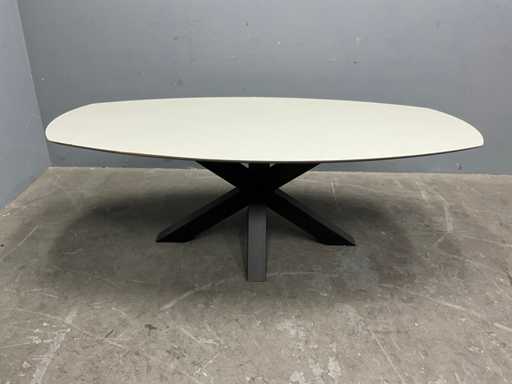 Deens ovale Eetkamertafel 220 cm