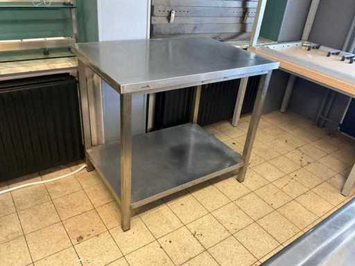 Table de travail en acier inoxydable