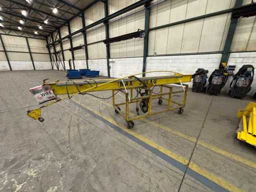 Treuil Demag de 500 kg sur base mobile - Treuil à chaîne électrique