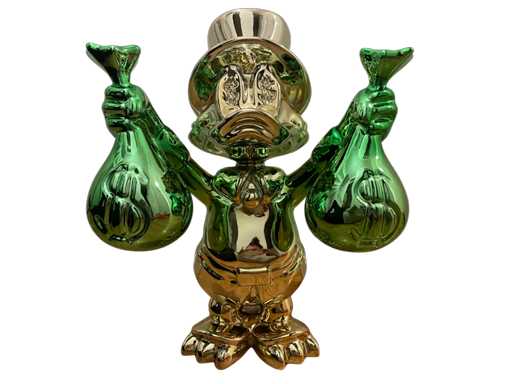 Statuia pop art a lui Scrooge McDuck