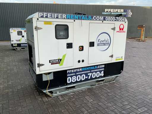 2022 Pramac GPW60I/FS5 dieselaggregaat 60kVa geluidgedempt