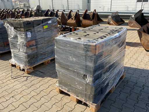 Stopa ogrodzenia budowlanego (58x)