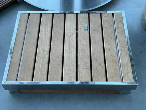 Vassoio doccia/spruzzatore a piedi