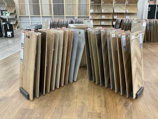 Échantillons de sol de fête avec supports