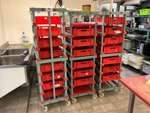 Étagère en plastique Rea Mobile (3x)