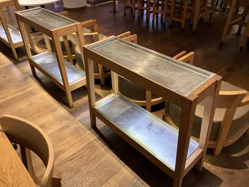 Hutten - Bijzettafel met LED-verlichting (2x)