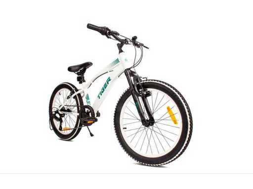 Tiger Bike 20" 6 vitesses vert/blanc