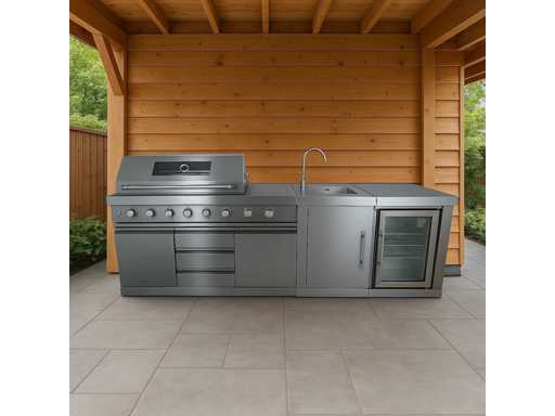 Field Outdoor Stainless Collection Cuisine extérieure 3 pièces