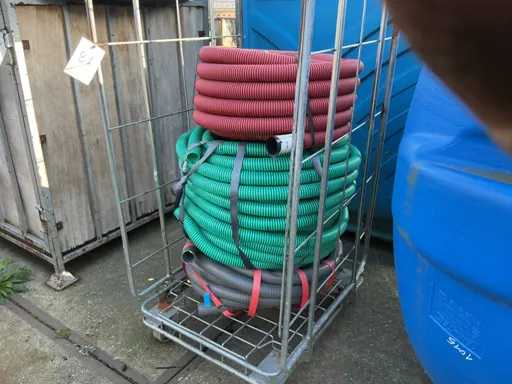 Partij PVC buis,incl container
