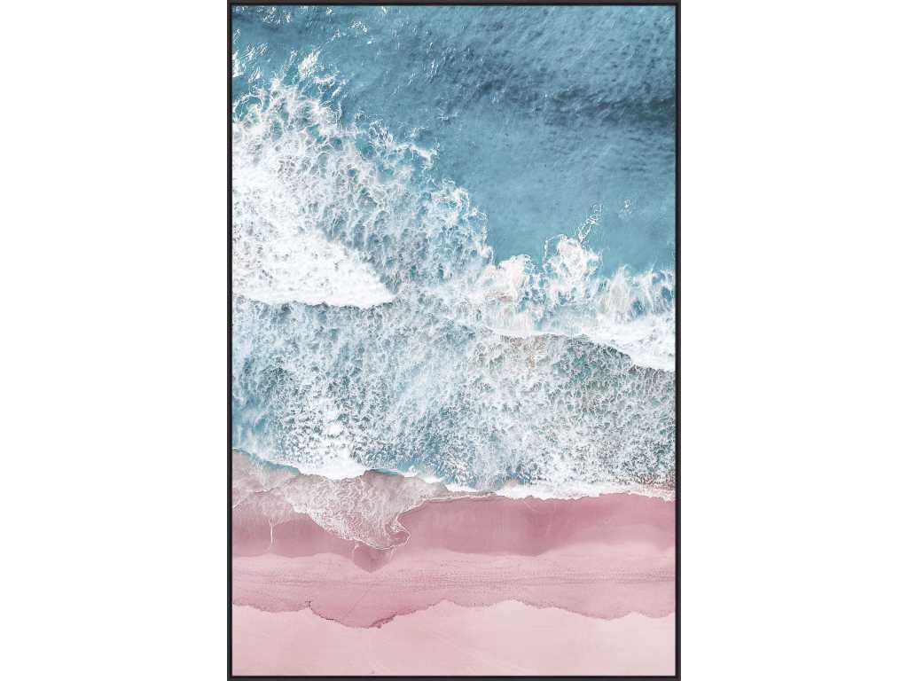 1x Photo frame pink beach EB3797-1