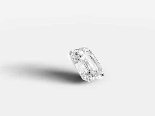 Diamant-smaragdvorm 1,0 cts DE VS