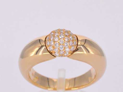 Lechic - Gold ring with diamond