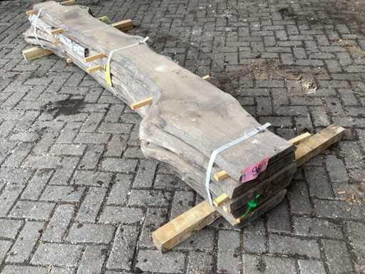 Walnut - KD Oven-dried 2450 x500x400 mm - Scale part (5x) walnut