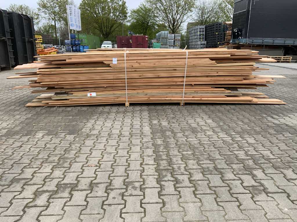 Batch of planks approx. 4m3