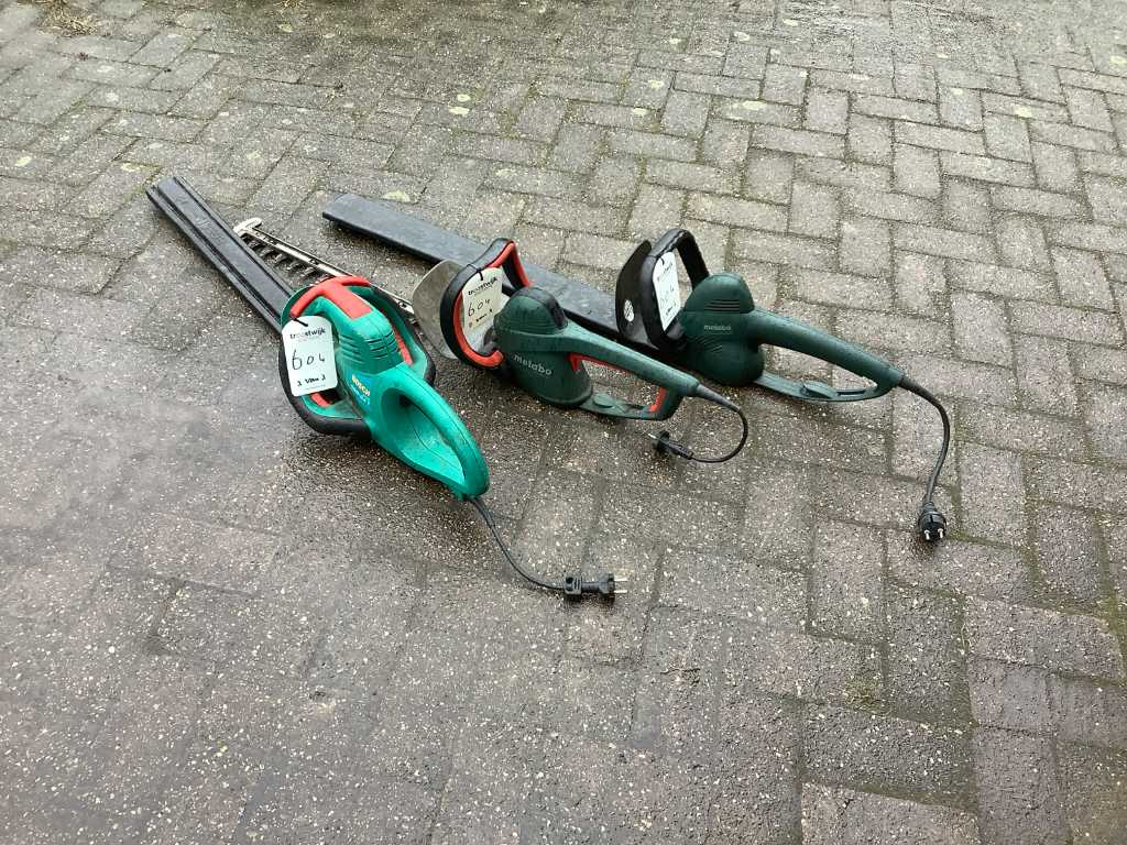 2001 Metabo,bosch HS 8755, HS 65 Taille-haie (3x)