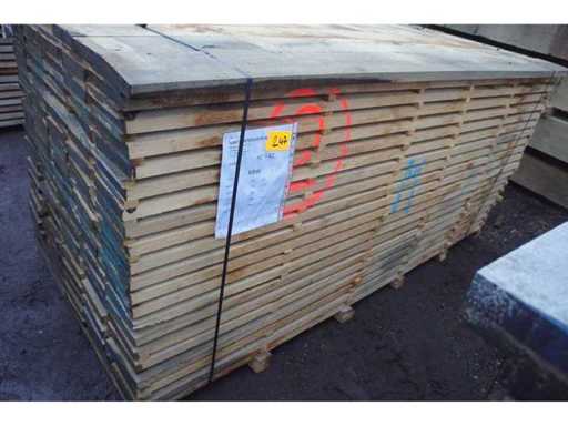 1,43 m³ Lames de chêne 30 mm