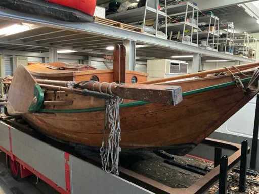 1918 Grundel Platbodem zeilboot