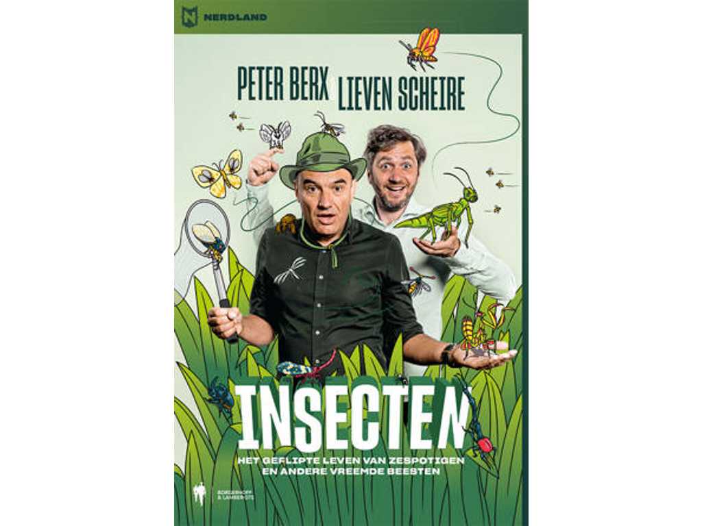 Livre Insectes. Signé par Lieven Scheire