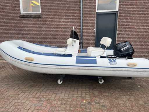 Tiger Marine - 420 open - - Rib boot inclusief 30 pk suzuki