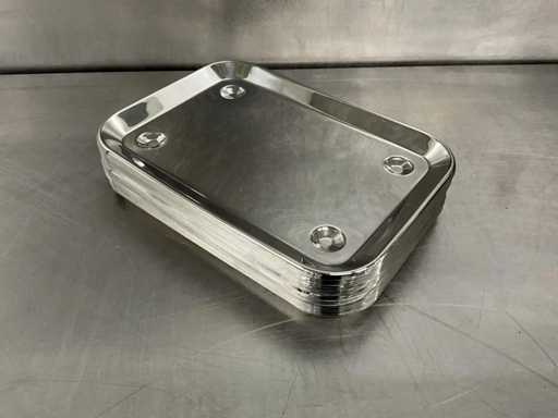 Vassoio espositivo in acciaio inossidabile (15x)