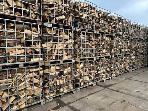 22 m3 pojemnik IBC na drewno dębowe (22x)