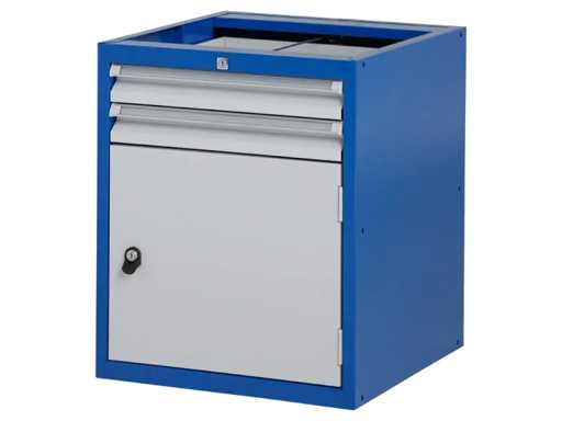 Povag BWP-033 Worktable Block - 2 drawers & door