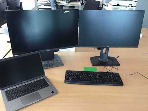 Dell latitude i7 incl monitors and accessories 