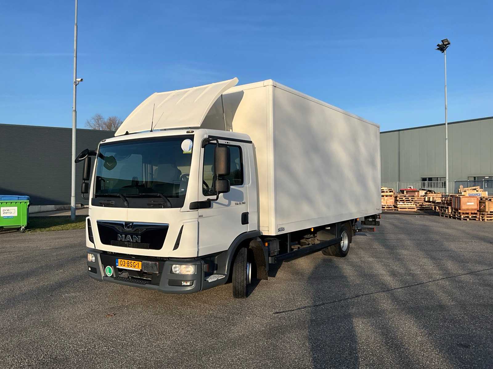 2019 MAN TGL 8.190 Box truck