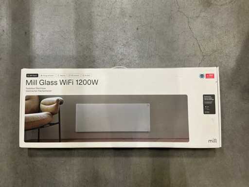 Mill Glass wifi 1200w panneau chauffant