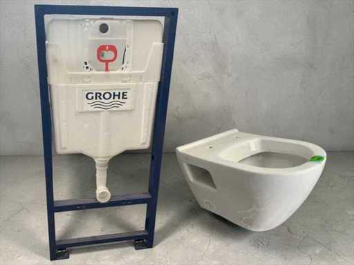 Grohe inbouwreservoir toiletpot wit
