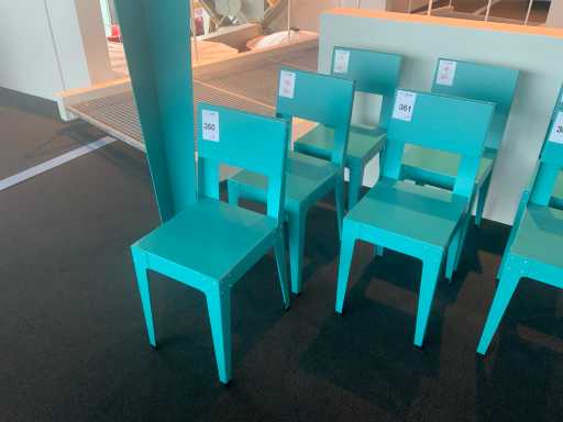 Sedia da pranzo Lensvelt serie in alluminio "Piet hein eek" (3x)