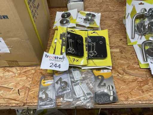 Türschlösser und Hausnummern