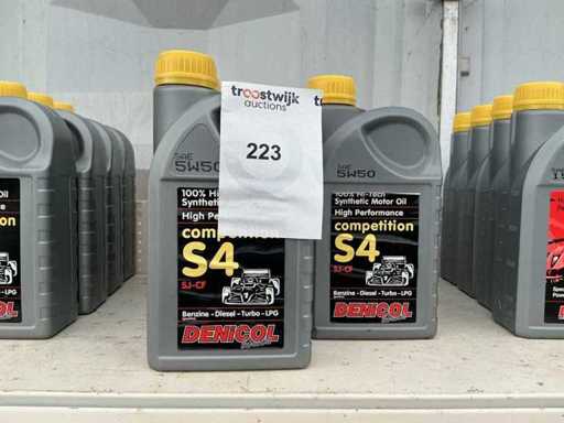 Denicol Fassung 1 Liter SAE 50 synthetisches Motoröl (9x)