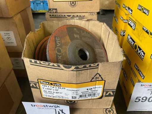 Disc de rectificat Flexovit 125 x 7.0 x 22, 23 Foundry (47x)