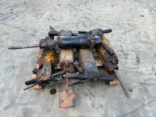 ATLAS COPCO / SULLAIR  Pneumatic hammers and rotary percussion tools set