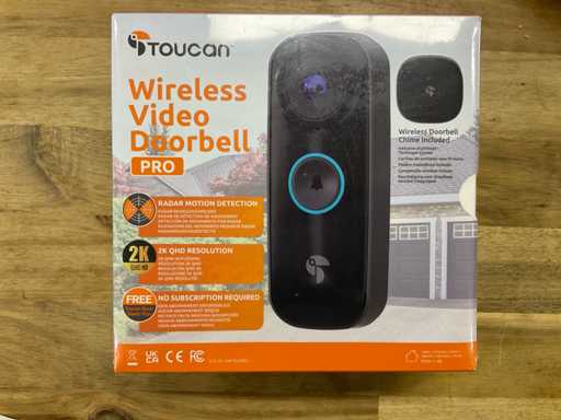 Toucan Draadloze Video Deurbel