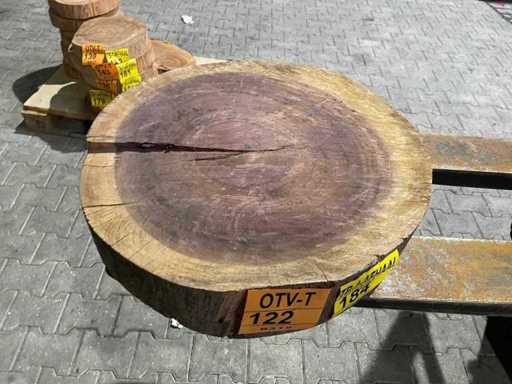 Tarcza z palisandru, grubość 95 mm, Ø 550 mm