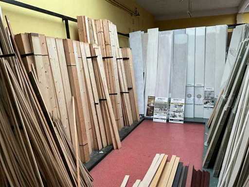 Lot of Wooden planks, slats and wall panels