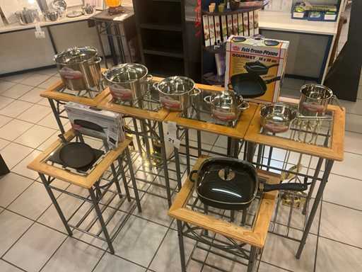 Ssw Kookpottenset (6x) + Gsw pannen (2x)