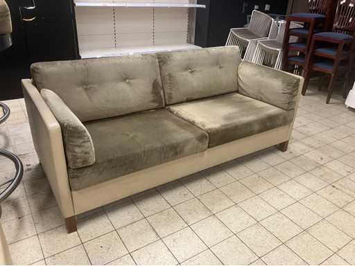 Canapés en similicuir (2x)