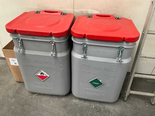 Mewa UN3088 Waste Container (2x)
