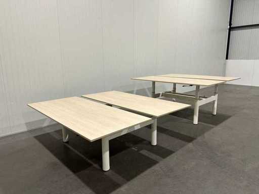 Biurko 2x regulowane wysokością