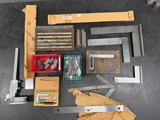 Posten Messwerkzeuge Prüfmittel Endmaß Winkel Höhenmeßgerät