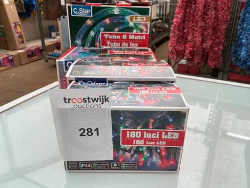 Weihnachten, Led-Dekoration. (4-fach)