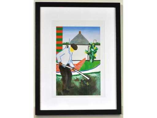 Roger Raveel - Grădinarul meu, dar să fie un omagiu adus expresioniștilor flamanzi - offset